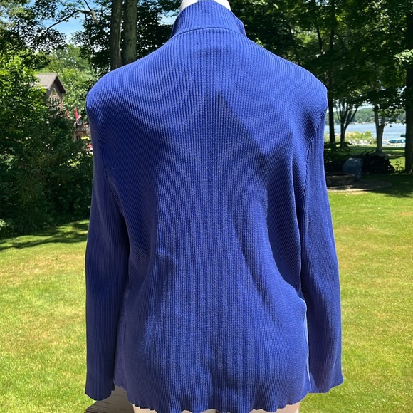 NWT Jessica London suede sweater jacket 18-20 - Picture 3 of 7